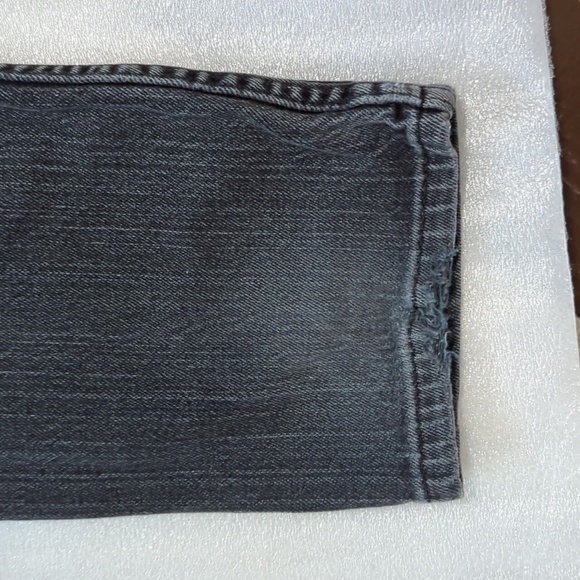 Levi's 511 Black Distressed Denim Jeans Boys Size 27x27 - Picture 11 of 14